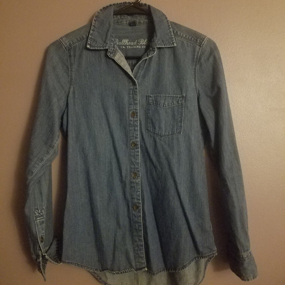 Bullhead dark denim shirt